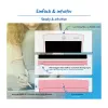 LogiLink LCD rakstīšanas planšete 8,5 collu daudzkrāsaina rozā AA0180