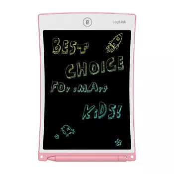LogiLink LCD rakstīšanas planšete 8,5 collu daudzkrāsaina rozā AA0180