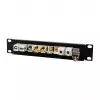 LogiLink ACT108 10-portu Keystone sadales panelis, 10 collu statīvs, 1U, melns