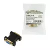 LogiLink AD0001 DVI-I uz VGA adapteris, DVI-I vīrietis uz HD15 sieviete, 1080p, melns