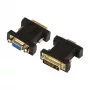 LogiLink AD0001 DVI-I uz VGA adapteris, DVI-I vīrietis uz HD15 sieviete, 1080p, melns