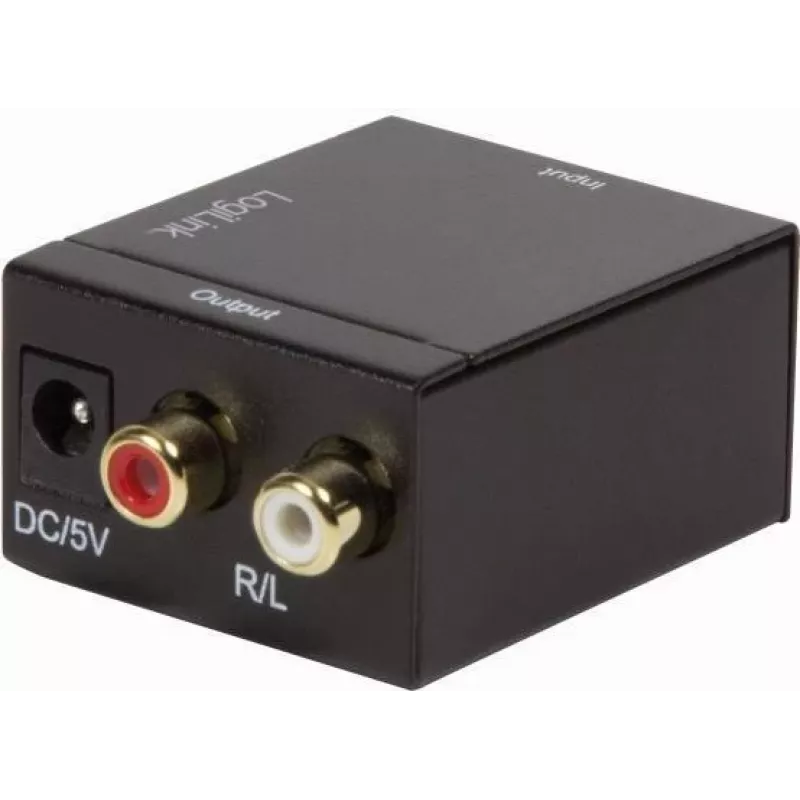 LogiLink CA0100 digitālais-analogais audio pārveidotājs (SPDIF/koaksiālais uz RCA stereo)