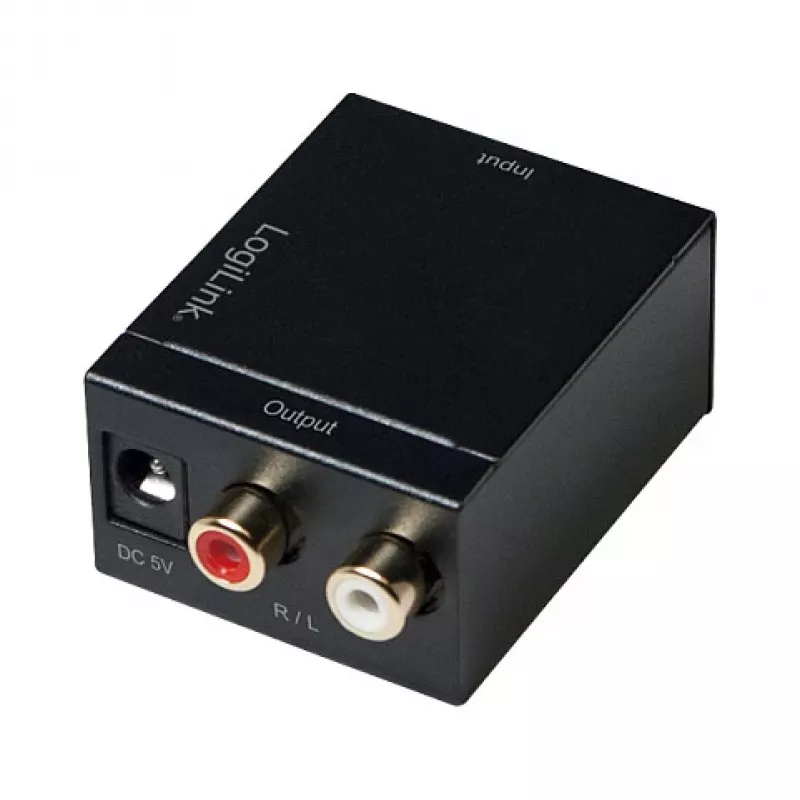 LogiLink CA0100 digitālais-analogais audio pārveidotājs (SPDIF/koaksiālais uz RCA stereo)