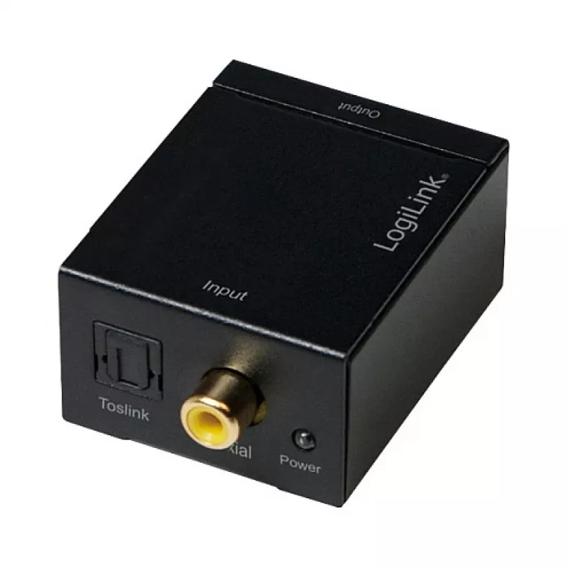 LogiLink CA0100 digitālais-analogais audio pārveidotājs (SPDIF/koaksiālais uz RCA stereo)