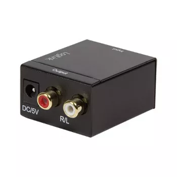 LogiLink CA0100 digitālais-analogais audio pārveidotājs (SPDIF/koaksiālais uz RCA stereo)