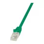 LogiLink Cat.5e U/UTP Gigabit ielāpu kabelis, RJ45, 1.5m, zaļš