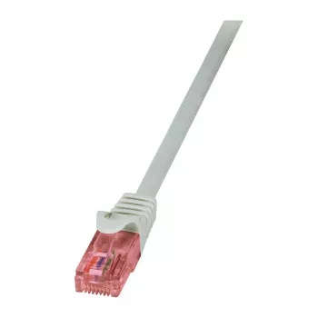 LogiLink Cat.6 U/UTP neapstrādāta vara ielāpu kabelis, 1.5m, pelēks, PrimeLine