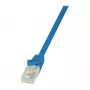 LogiLink Cat.6 U/UTP patch kabelis, zils, 10m, EconLine