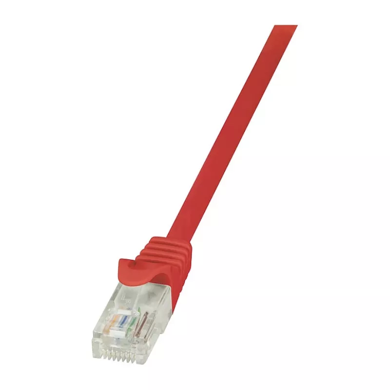 LogiLink Cat.6 U/UTP komutācijas kabelis, RJ45, sarkans, 7,5 m, EconLine