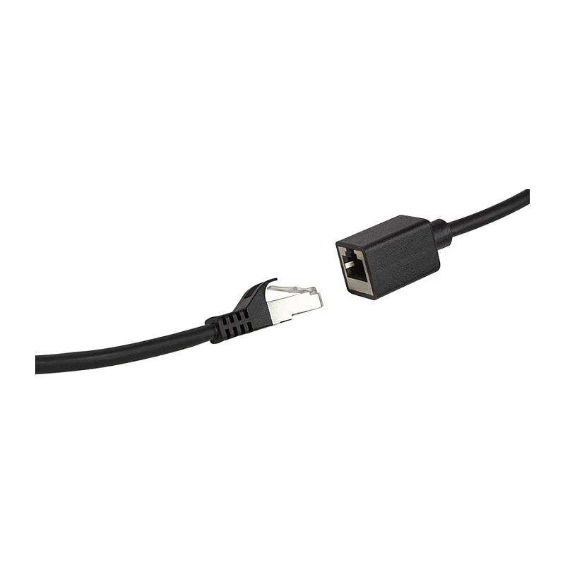 LogiLink Cat.6A Premium Patch Cable Extension, S/FTP, Melns, 3 m