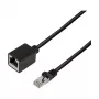 LogiLink Cat.6A Premium Patch Cable Extension, S/FTP, Melns, 3 m