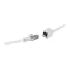 Logilink Cat.6A S/FTP Premium ielāpu kabeļa pagarinātājs - balts, 5m (RJ45 vīrišķais uz sievišķo)