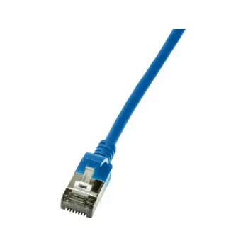 LogiLink Cat.6A S/FTP SlimLine savienojuma kabelis, TPE apvalks, zils, 5,0 m