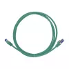 LogiLink Cat.6A S/FTP Ultraflex Patch kabelis, GHMT sertificēts, zaļš, 1.0m
