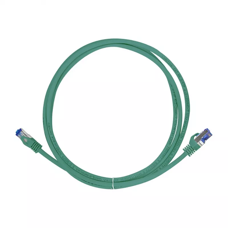 LogiLink Cat.6A S/FTP Ultraflex Patch kabelis, GHMT sertificēts, zaļš, 1.0m