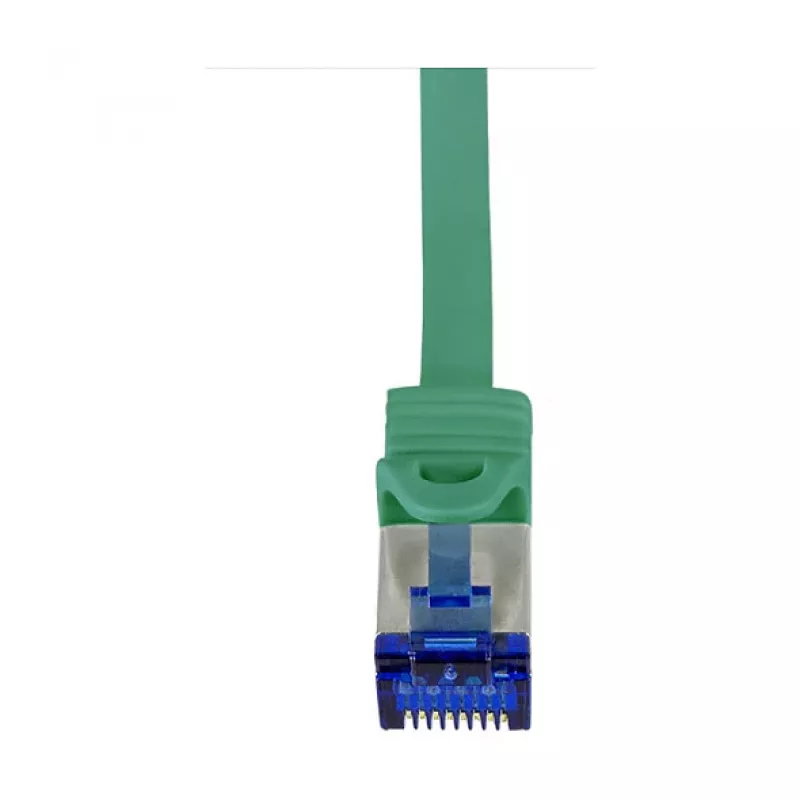 LogiLink Cat.6A S/FTP Ultraflex Patch kabelis, GHMT sertificēts, zaļš, 1.0m