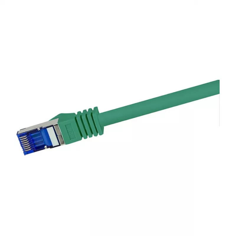 LogiLink Cat.6A S/FTP Ultraflex Patch kabelis, GHMT sertificēts, zaļš, 1.0m