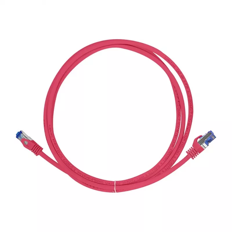 LogiLink Cat.6A S/FTP Ultraflex komutācijas kabelis, GHMT sertificēts, sarkans, 1,0 m