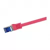LogiLink Cat.6A S/FTP Ultraflex komutācijas kabelis, GHMT sertificēts, sarkans, 1,0 m