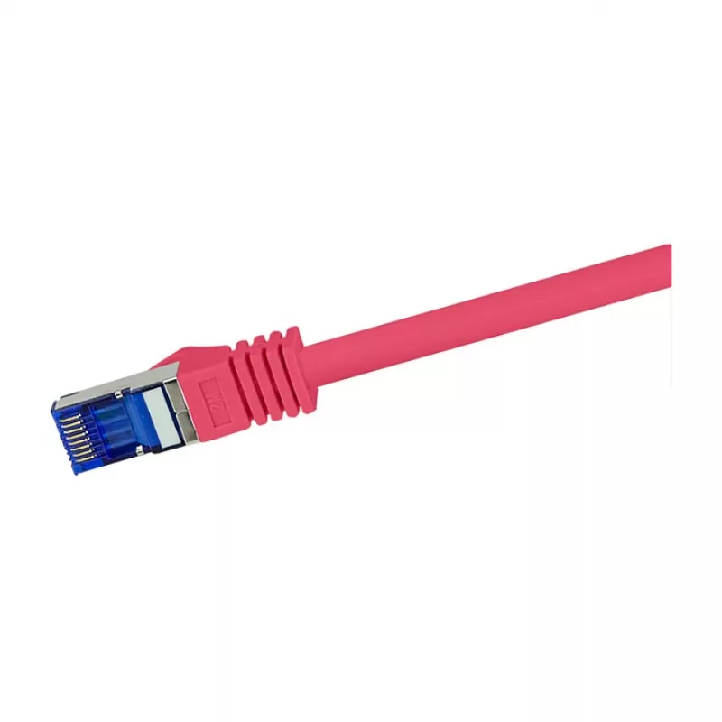 LogiLink Cat.6A S/FTP Ultraflex komutācijas kabelis, GHMT sertificēts, sarkans, 1,0 m