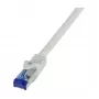 LogiLink Cat.6A S/FTP Ultraflex ielāpu kabelis, pelēks, 1,0 m, GHMT sertificēts