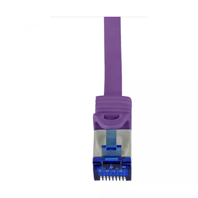 LogiLink Cat.6A S/FTP Ultraflex komutācijas kabelis, violets, 1,0 m, GHMT sertificēts