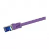 LogiLink Cat.6A S/FTP Ultraflex komutācijas kabelis, violets, 1,0 m, GHMT sertificēts
