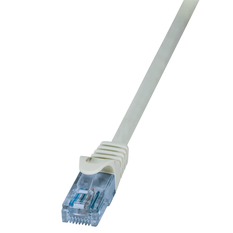 LogiLink Cat.6A U/UTP RJ45 patch kabelis, 0.25 m, pelēks, EconLine