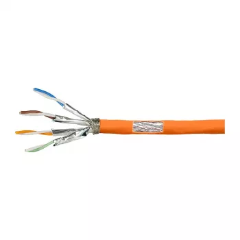 LogiLink Cat.7 1000 MHz instalācijas kabelis 23 AWG S/FTP 50m, oranžs