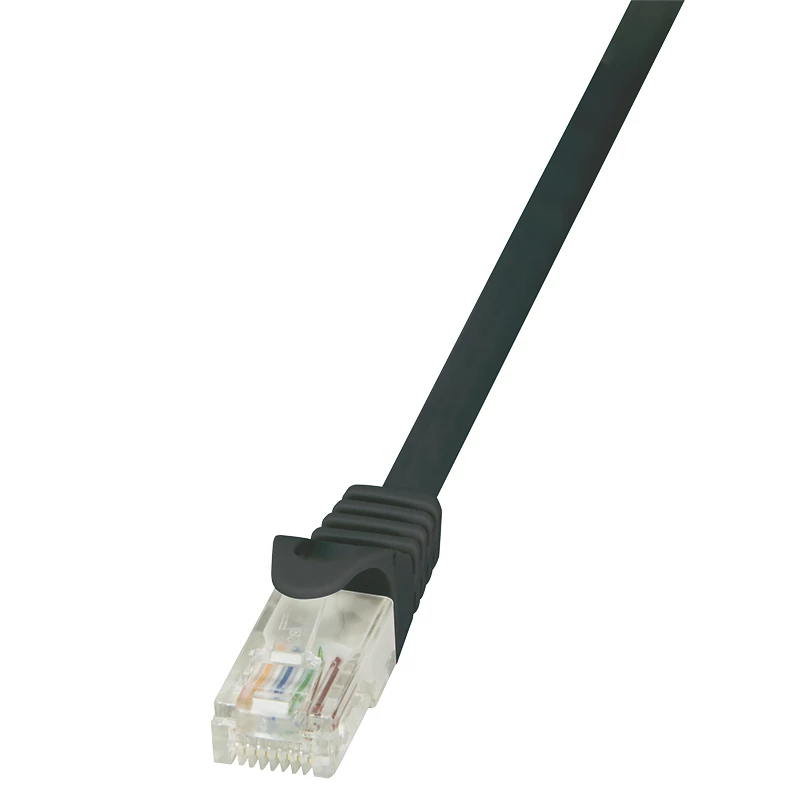 LogiLink Cat.6 U/UTP komutācijas kabelis, 1.5m, melns, EconLine