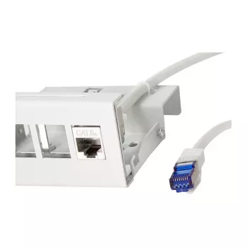 LogiLink CC5102S Cat.6A S/FTP RJ45 Patch Cable – 15 m, Grey (Consolidation Point)