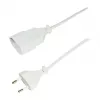 LogiLink CP125 pagarinātājvads, Europlug CEE 7/16 vīrietis uz sievieti, 1 m, balts