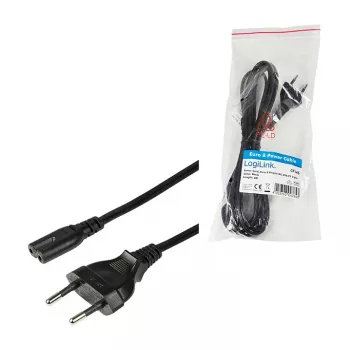 LogiLink CP145 strāvas kabelis Europlug uz IEC C7 1,8 m melns