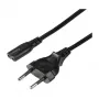LogiLink CP145 strāvas kabelis Europlug uz IEC C7 1,8 m melns
