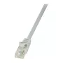 LogiLink CP2012U Cat.6 U/UTP ielāpu kabelis, 0.25m, pelēks, bez aizķeršanās