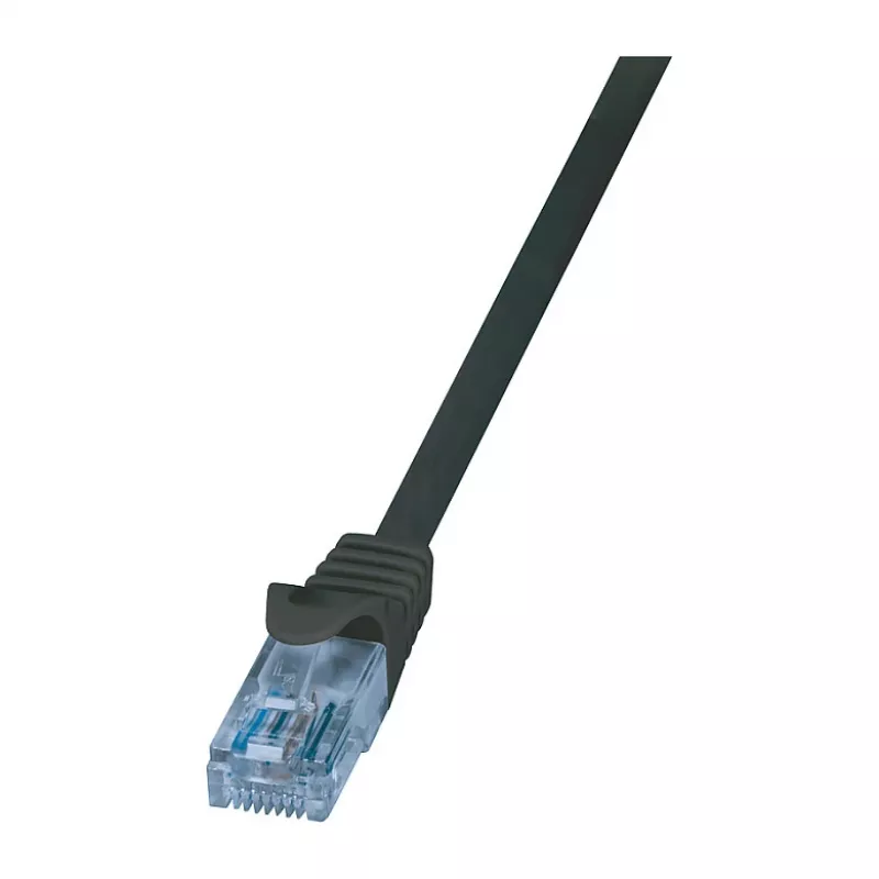 LogiLink CP3053U Cat.6A U/UTP ielāpu kabelis, RJ45, 3,2 m, melns
