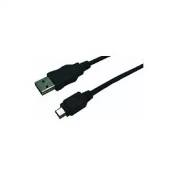 LogiLink CU0014 USB 2.0 pagarinājuma kabelis, USB-A vīrišķais uz Mini-USB-B vīrišķais, 1,8 m, melns