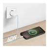 LogiLink CU0329 USB 2.0 Type-C kabelis, A/M līdz C/M, 480 Mbps, 60W, neilons, zils, 0,5 m