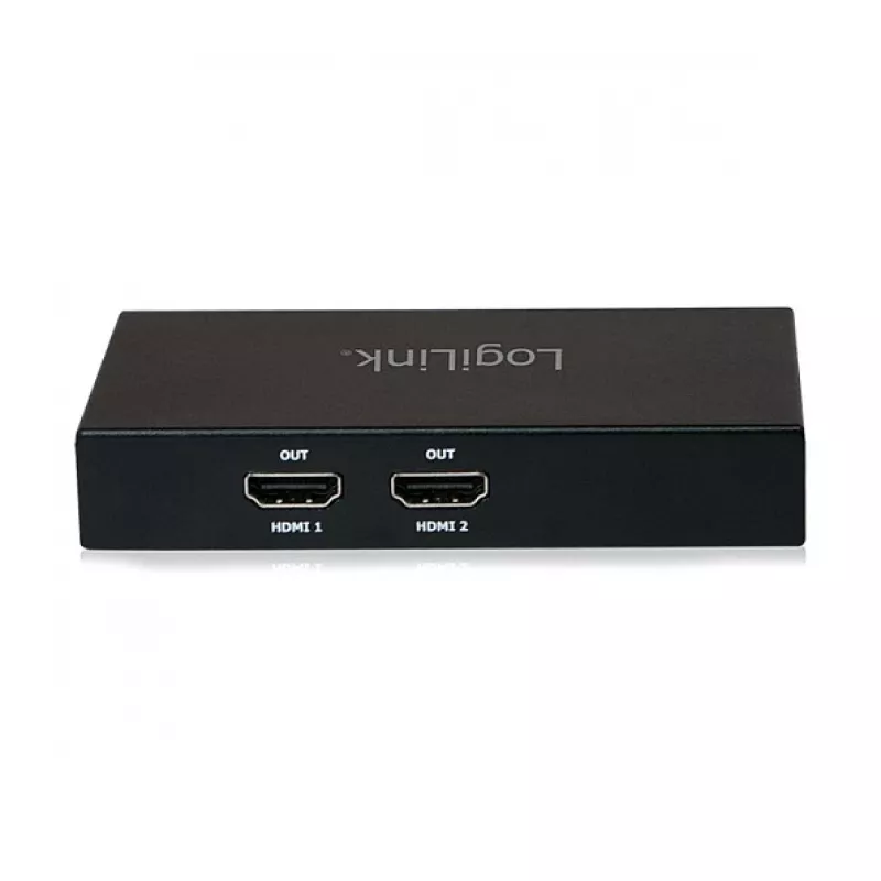 LogiLink DisplayPort sadalītājs 1x2 Mini DP uz 2x HDMI 4K 30Hz HDCP