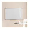 LOGILINK Dry Erase Whiteboard Wall-Mounted 120x90 cm Magnetic Steel Board with Aluminium Frame