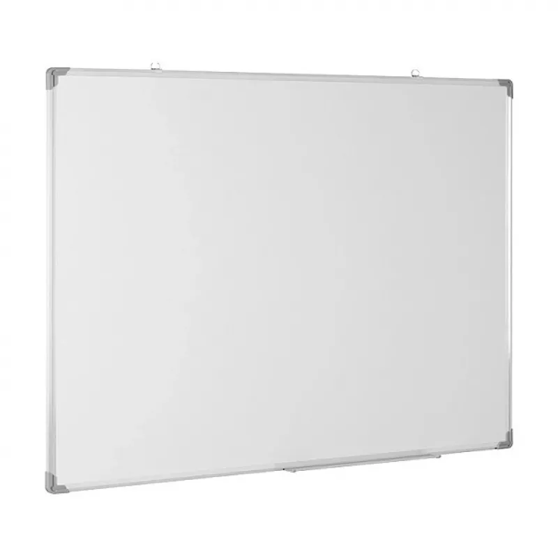 LOGILINK Dry Erase Whiteboard Wall-Mounted 120x90 cm Magnetic Steel Board with Aluminium Frame