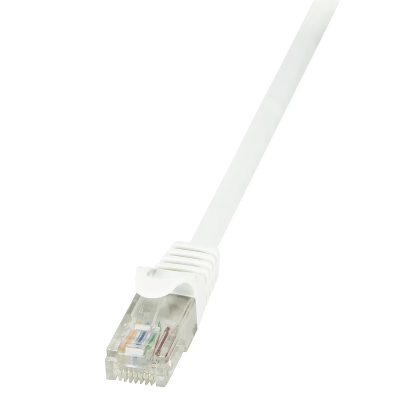 LogiLink EconLine Cat.6 U/UTP patch kabelis, RJ45, 1.5m, balts