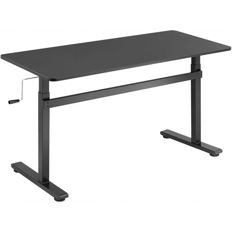 LogiLink EO0027 regulējama augstuma galds ar virsmu, 140 × 60 cm, melns