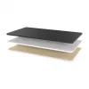 LOGILINK EO0039 Galda virsma, 3 daļu, 1200x600mm, melna