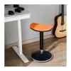 LOGILINK EO0071 Ergonomisks augstumā regulējams līdzsvara krēsls, oranžs – 120 kg ietilpība, gāzes atspere
