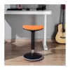 LOGILINK EO0071 Ergonomisks augstumā regulējams līdzsvara krēsls, oranžs – 120 kg ietilpība, gāzes atspere