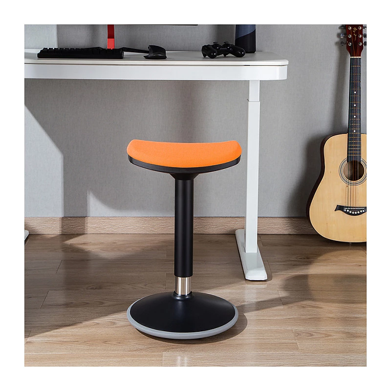 LOGILINK EO0071 Ergonomisks augstumā regulējams līdzsvara krēsls, oranžs – 120 kg ietilpība, gāzes atspere