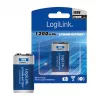 LOGILINK ER9VLIB 9V litija baterija (1 iepakojums, blisteris) – 1200 mAh, neuzlādējama, PP3
