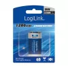 LOGILINK ER9VLIB 9V litija baterija (1 iepakojums, blisteris) – 1200 mAh, neuzlādējama, PP3