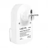 LOGILINK ET0008 Outdoor Digital Time Switch - IP44, 10 ON/OFF Programs, 16A/3680W, Schuko (Type F), Black/Grey